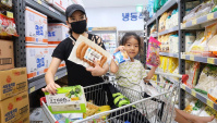 Покупки еды в Корее. Закупились на 5000 рублей! (Видео)