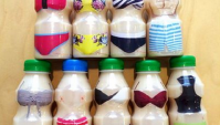 Южно-Корейские производителя напитков выпустили раздевающиеся бутылки!