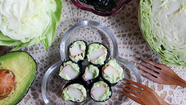 Суши с авокадо - пошаговый рецепт