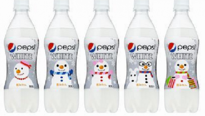 Япония начинает выпускать Белый Пепси к зиме!