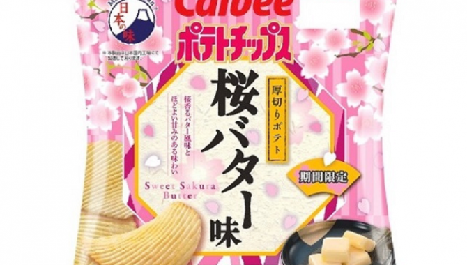 Японская новинка - Картофельные Чипсы с ароматом Весны и Сакуры!