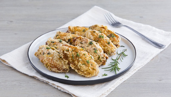 Куриные крылышки с чесноком и сливочным маслом - пошаговый рецепт