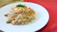 Рис с креветками и овощами - Рецепт