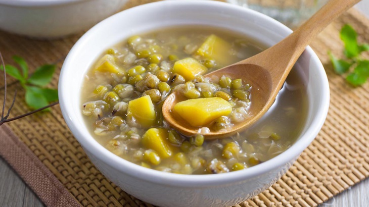 Суп со сладким картофелем и зелеными бобами - пошаговый рецепт