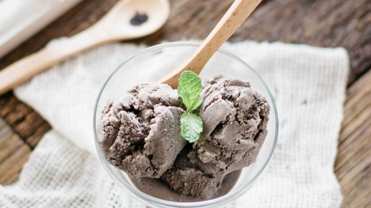 Мороженое с черным кунжутом - Рецепт