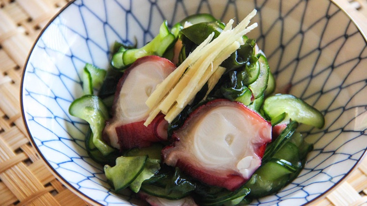 Тако Суномоно – салат с осьминогом