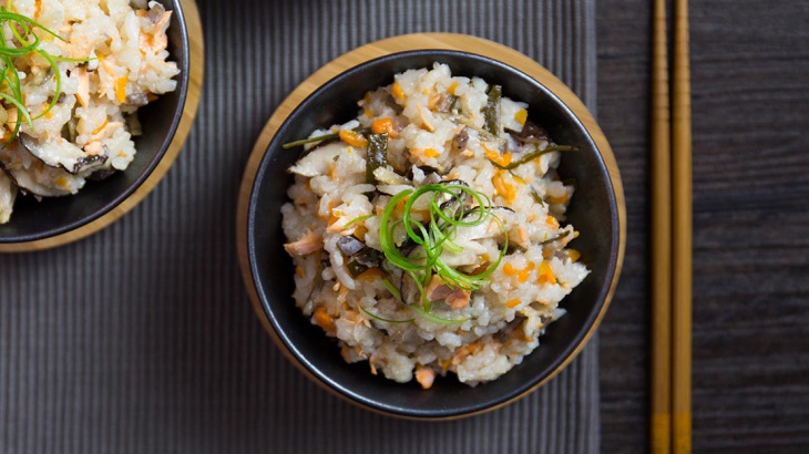 Рис с лососем - пошаговый рецепт