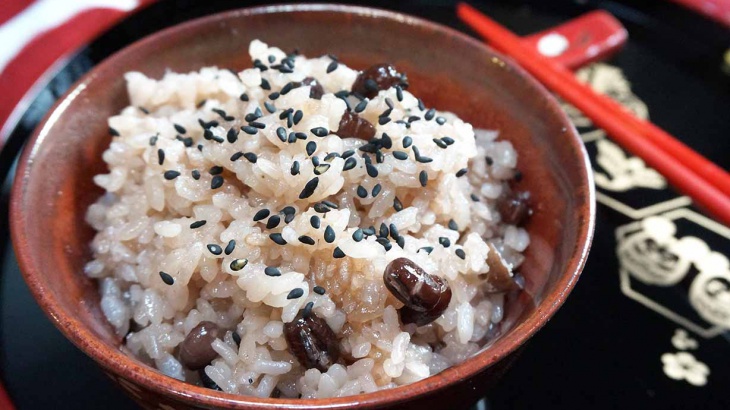 Сэкихан – рис с бобами адзуки