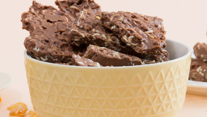 Хрустящие шоколадные батончики - пошаговый рецепт