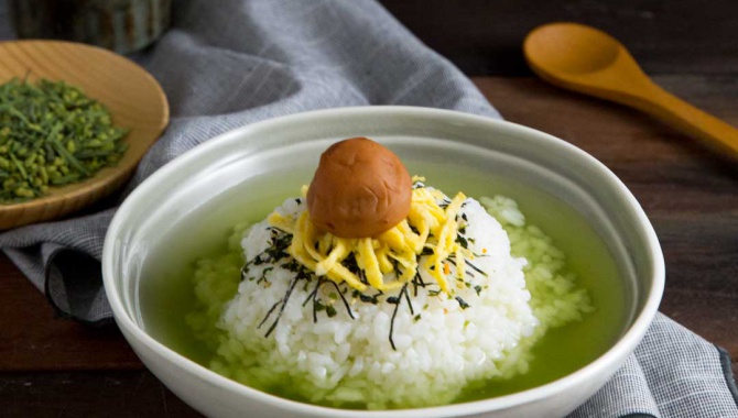 Рис с японским чаем и сливой - пошаговый рецепт