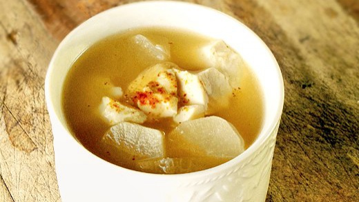 Мисо-суп с кунжутом и дайконом - Рецепт