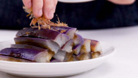Вареные баклажаны с соусом - пошаговый рецепт