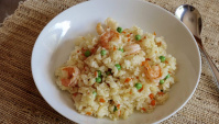 Рис с креветками и овощами - рецепт