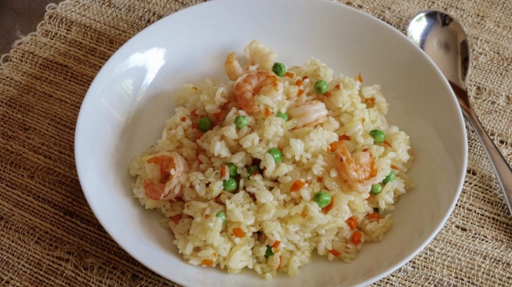 Рис с креветками и овощами - рецепт