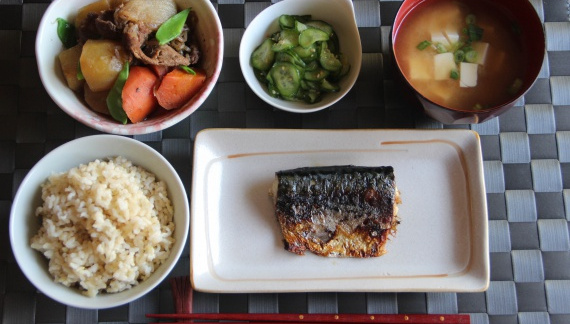 Японское обеденное меню #1