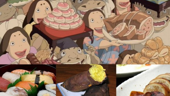 Японские блюда в фильме студии Ghibli 