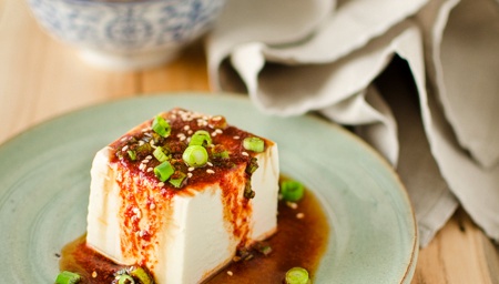 Мягкий Тофу в чили соусе - пошаговый рецепт