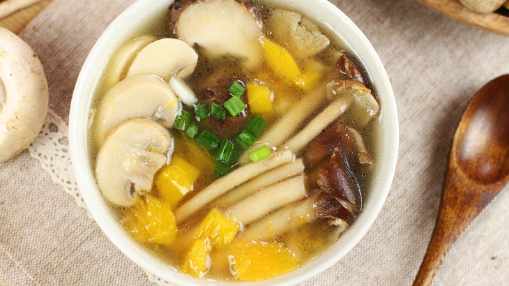 Суп с тыквой и грибами - пошаговый рецепт