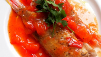 Жареная рыба в томатном соусе - пошаговый рецепт