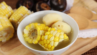 Суп с кукурузой и водяными каштанами - пошаговый рецепт