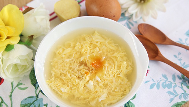 Яичный суп с ферментированным сладким рисом - пошаговый рецепт
