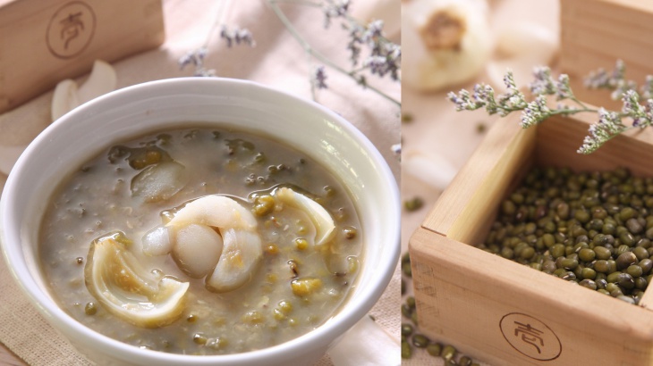 Сладкий суп с зелёными бобами и луковицей лилии - пошаговый рецепт
