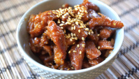 Свинина Сигурэни с кунжутом - пошаговый рецепт