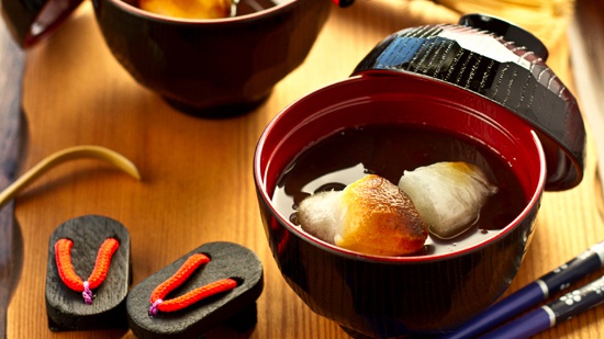 Дзендзай (Осируко) – суп из красных бобов
