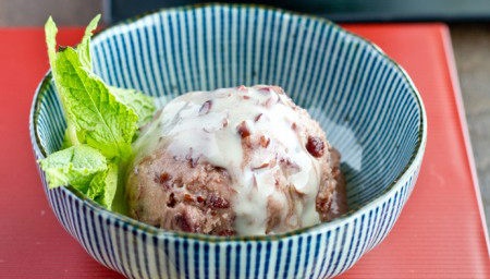 Мороженое с красными бобами - пошаговый рецепт