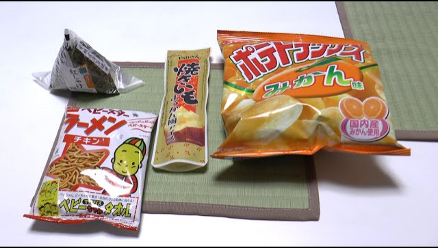 Онигири и Чипсы с Мандарином