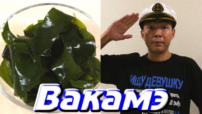 «Вакамэ» - зеленая тонкая морская водоросль