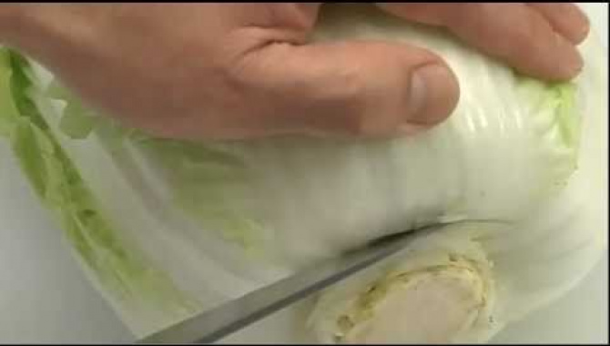 Подготовка китайской капусты