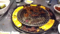 Мясной ресторан и как корейцы записывают количество заказанных блюд
