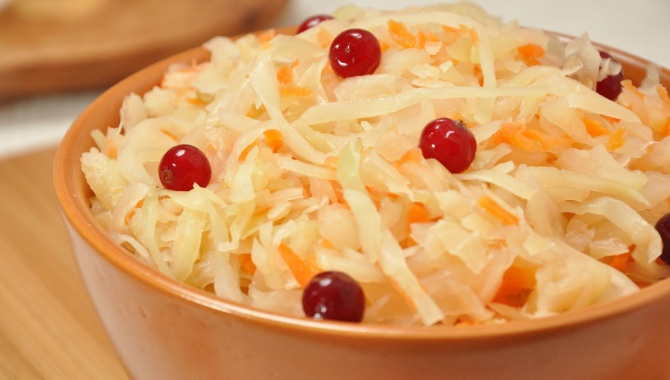 Квашеная капуста.