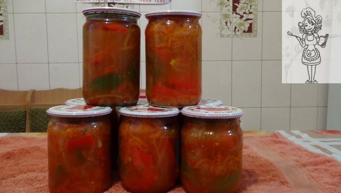 Лечо на зиму, вкусный рецепт заготовки