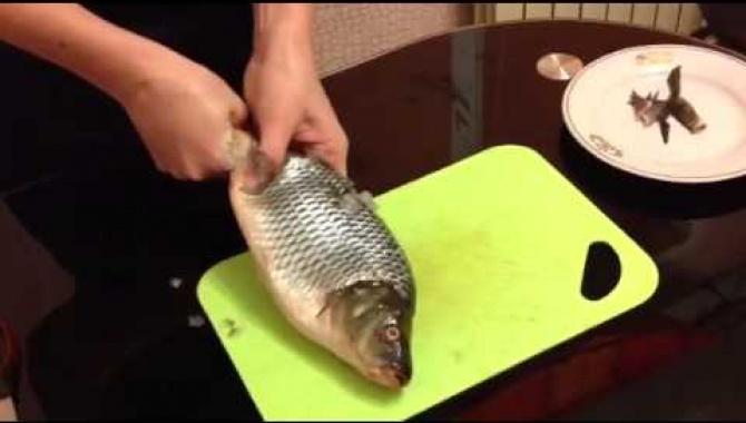 Кулинарные секреты. Чистим рыбу без ножа.