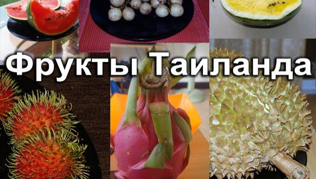 Фрукты Тайланда - вкус, цвет, описание и употребление.