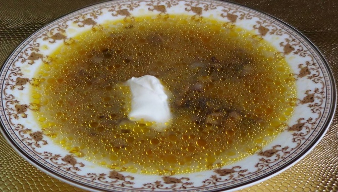 Вкусный грибной суп: рецепт приготовления.