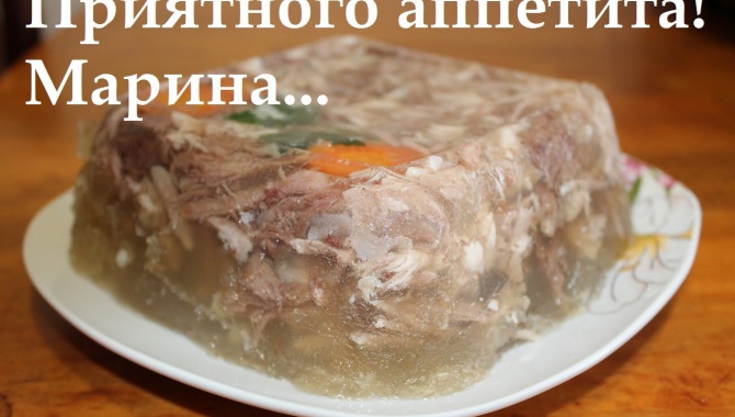 Вкусный холодец в мультиварке (студень)