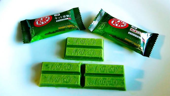 Зелёный шоколад KitKat