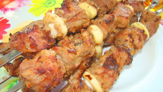 Шашлык из свинины (подготовка мяса)