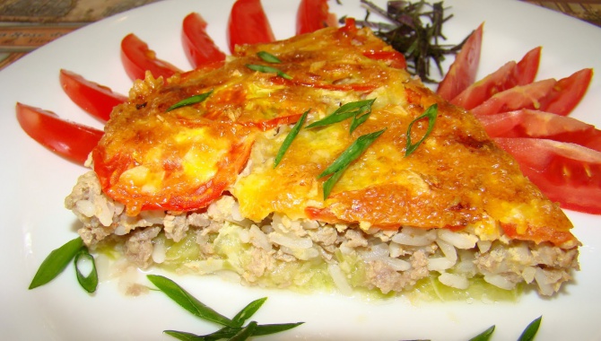 Запеканка с кабачками