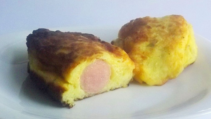 Картофельные Колбаски с Сосиской