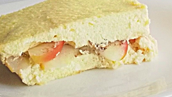 Творожная Запеканка с Яблоками