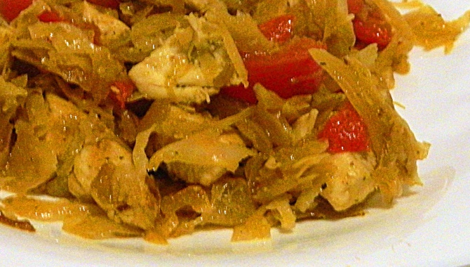 Курица с Тушеными Овощами
