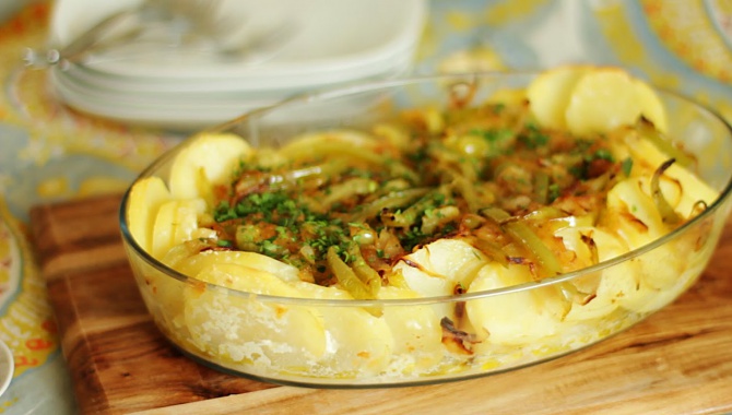 Треска с картофелем
