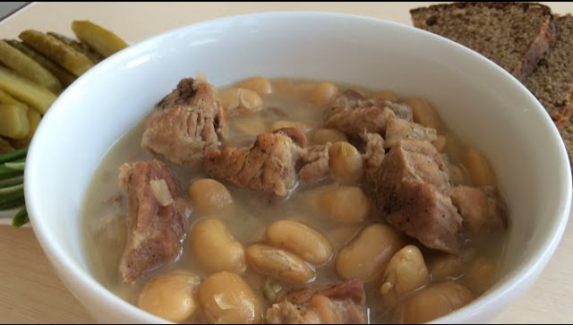 Фасоль с мясом ( Лобио) видео рецепт
