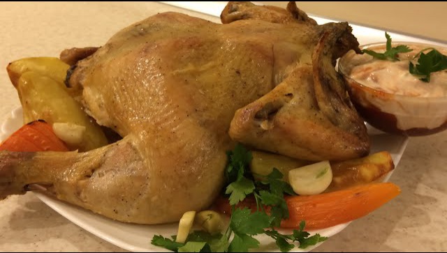 Запеченная Курица Простой видео-Рецепт