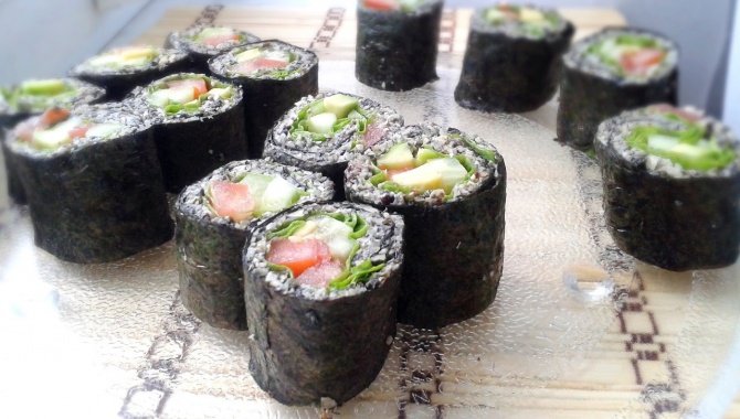 Очень Вкусные Роллы с Тыквенными Семечками - видео рецепт