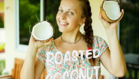 Жареный кокос - Видео-рецепт